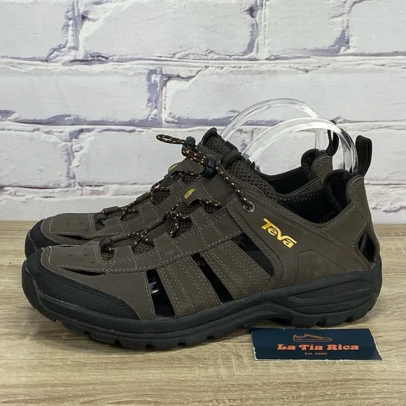 Teva Kitling Brown Fisherman Outdoor Sport Sandals - Picture 3 of 8